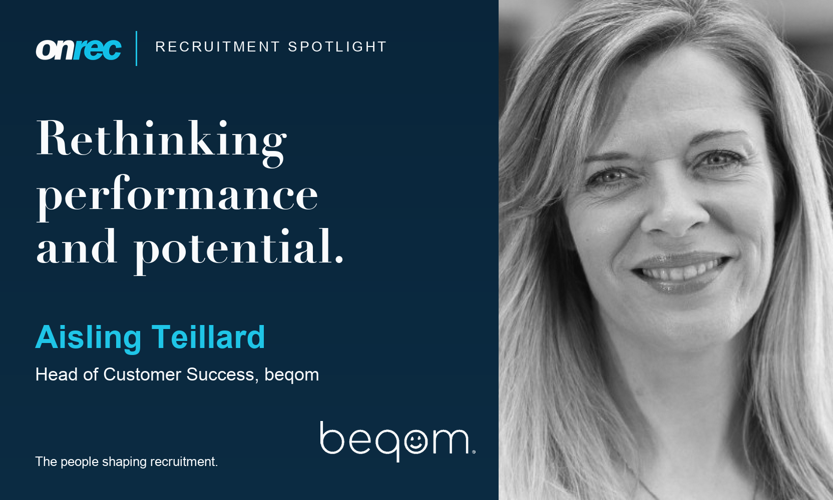 Recruitment Spotlight: Aisling Teillard, Head of Customer Success, beqom