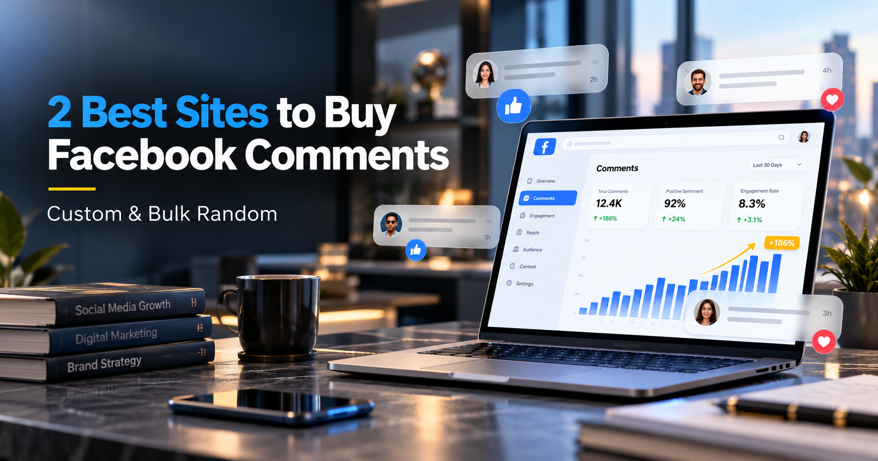 2 Best Sites to Buy Facebook Comments (Custom & Bulk Random)