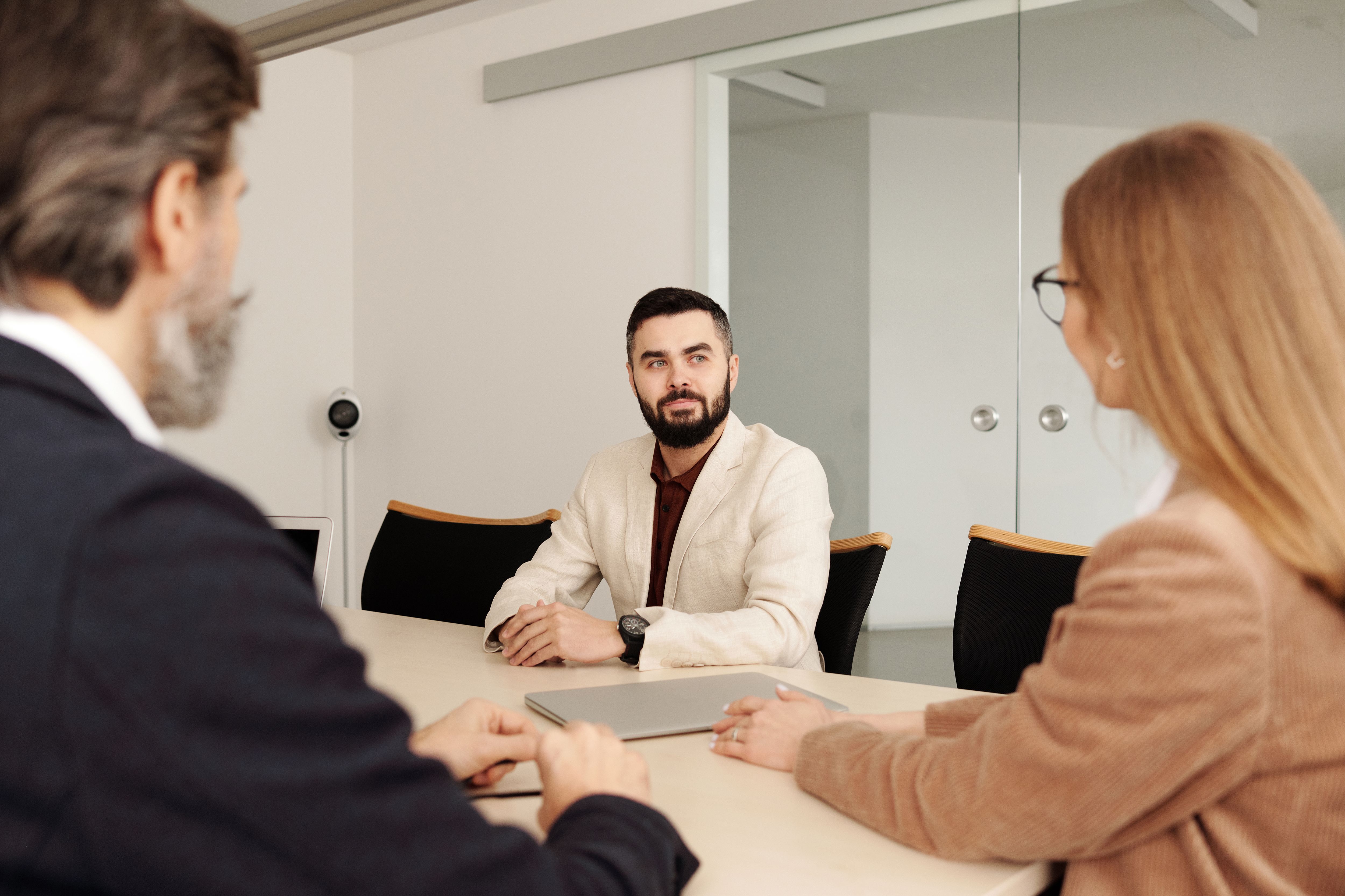 HR capability and workforce planning Business professionals meeting in an office