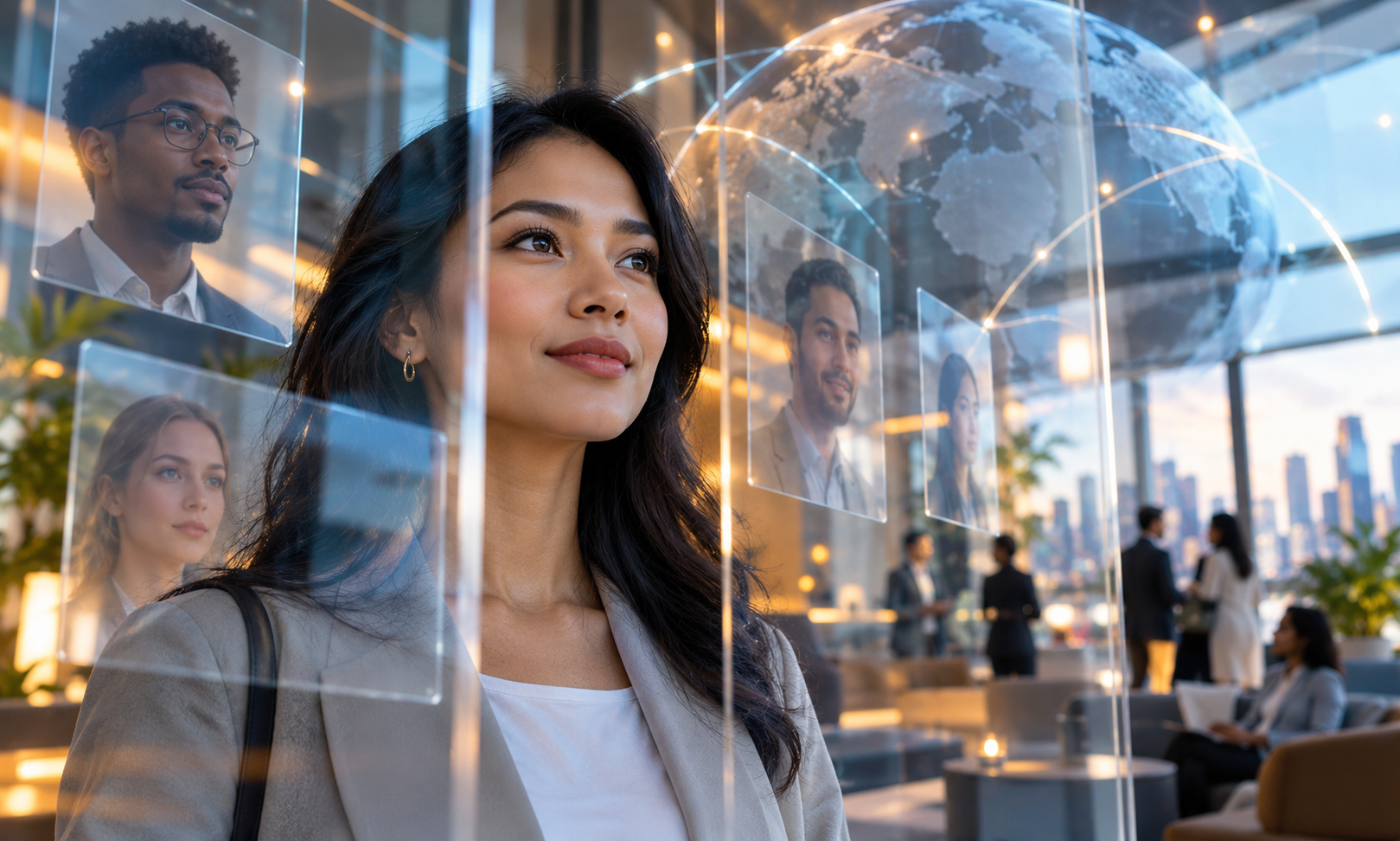 Editorial image representing secure global workforce identity verification