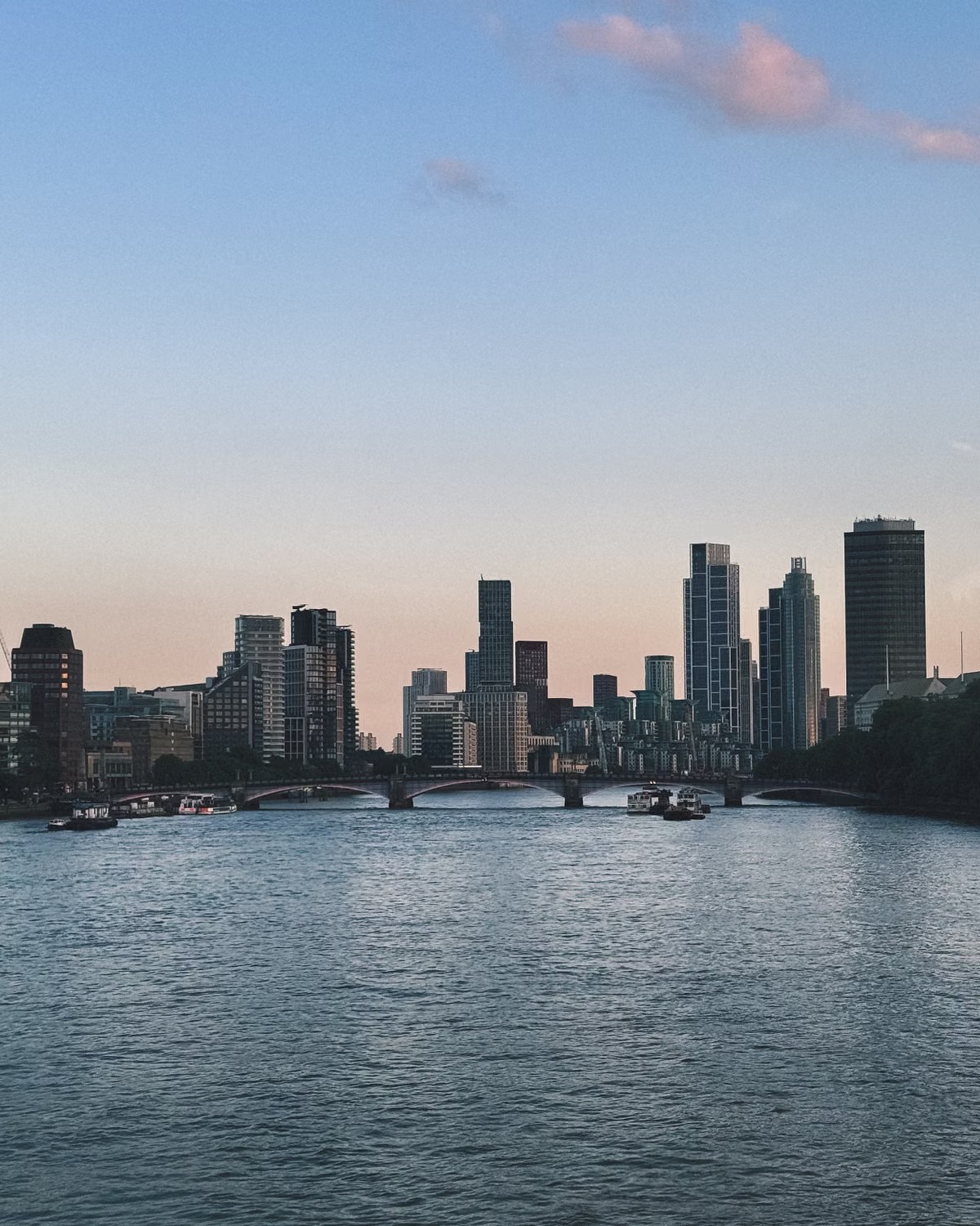 London skyline and the River Thames — photo by Jack Atkinson, Pexels