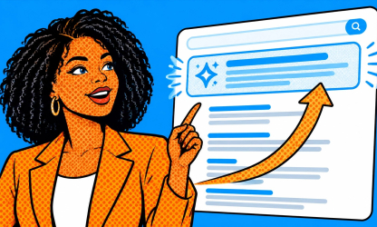 Supplied Social Hire illustration of improved visibility in AI search answers