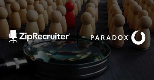 ZipRecruiter and Paradox Partner to Make Hiring Fast and Frictionless