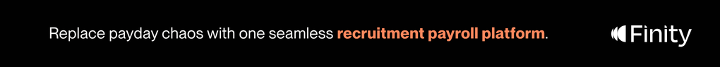 Finity recruitment payroll platform
